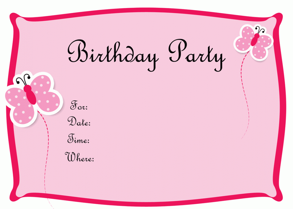 Free Birthday Invitations To Print  Download Hundreds FREE