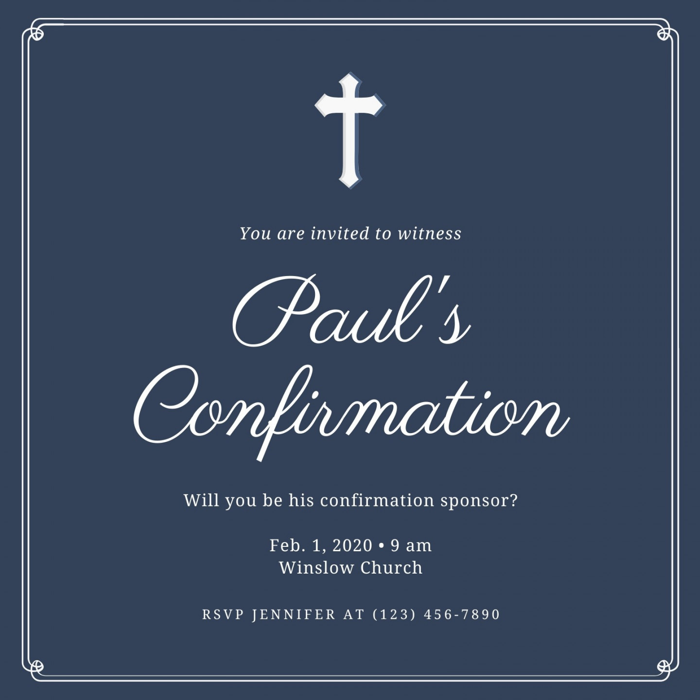 Free confirmation invitation templates to customize  Canva