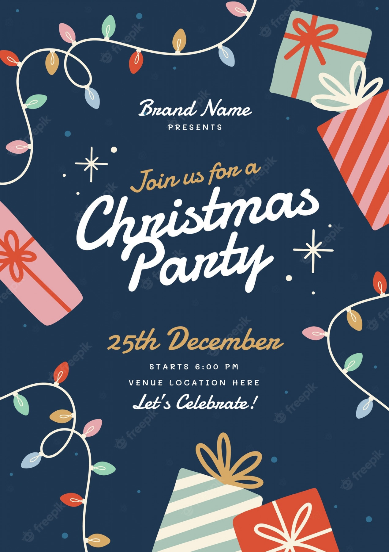 Holiday Party Invitation Images - Free Download on Freepik