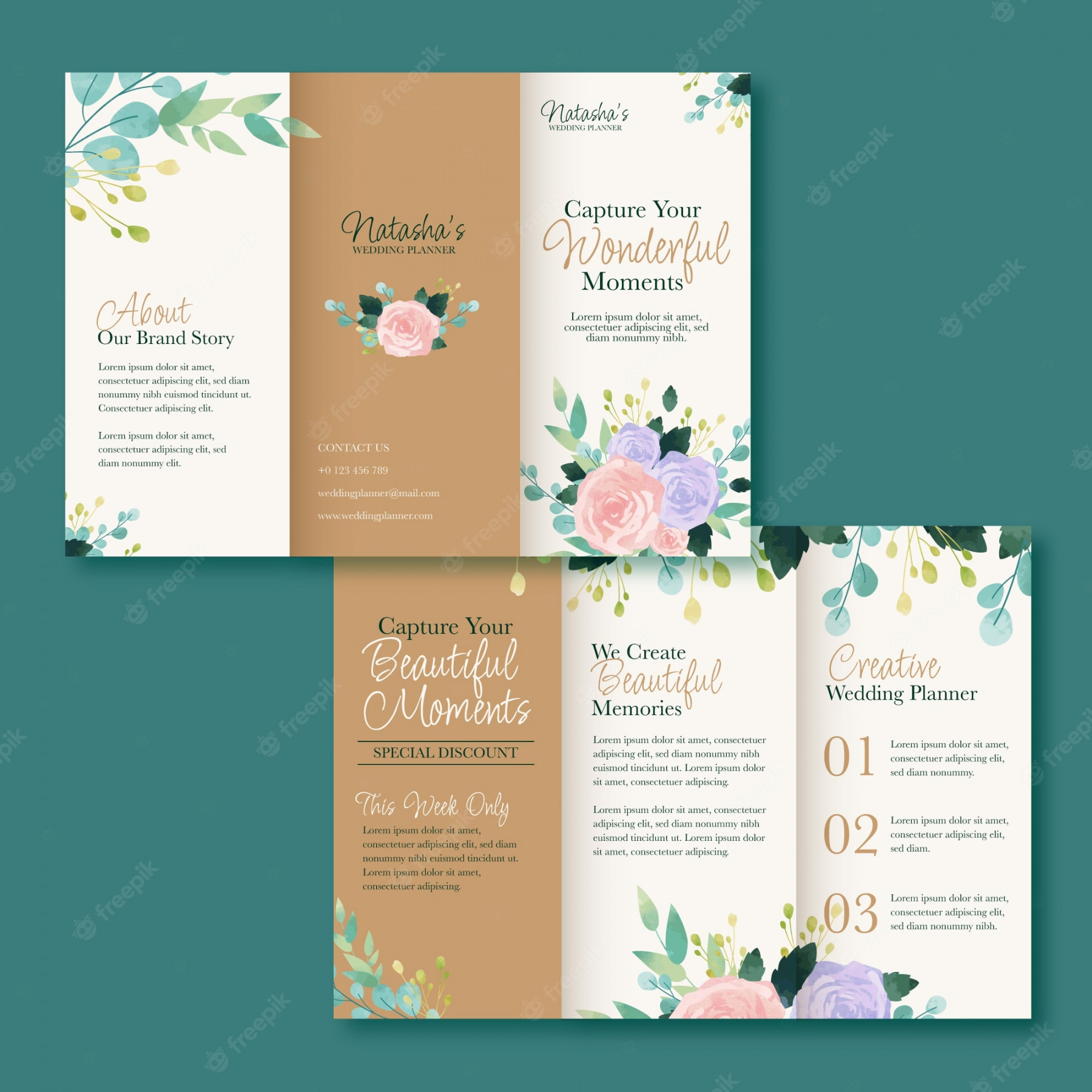 Trifold Wedding Invitation Images - Free Download on Freepik