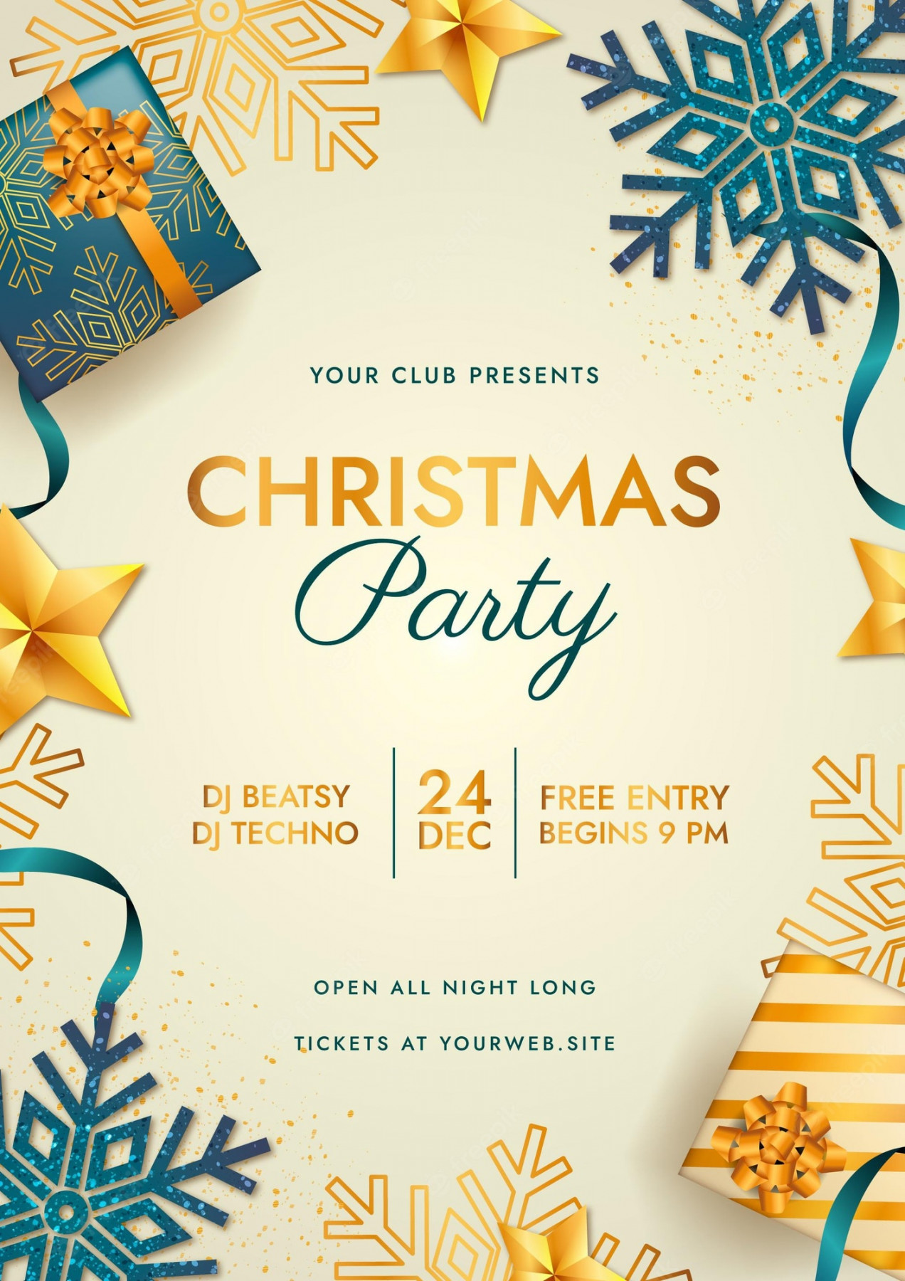 Christmas Party Invitation Images - Free Download on Freepik