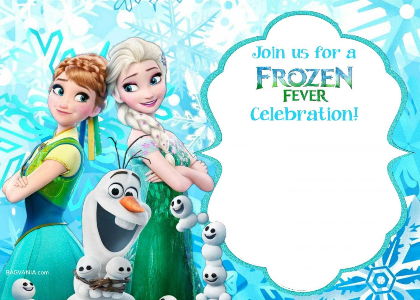 Download Now FREE Printable Frozen Invitation Templates  Frozen