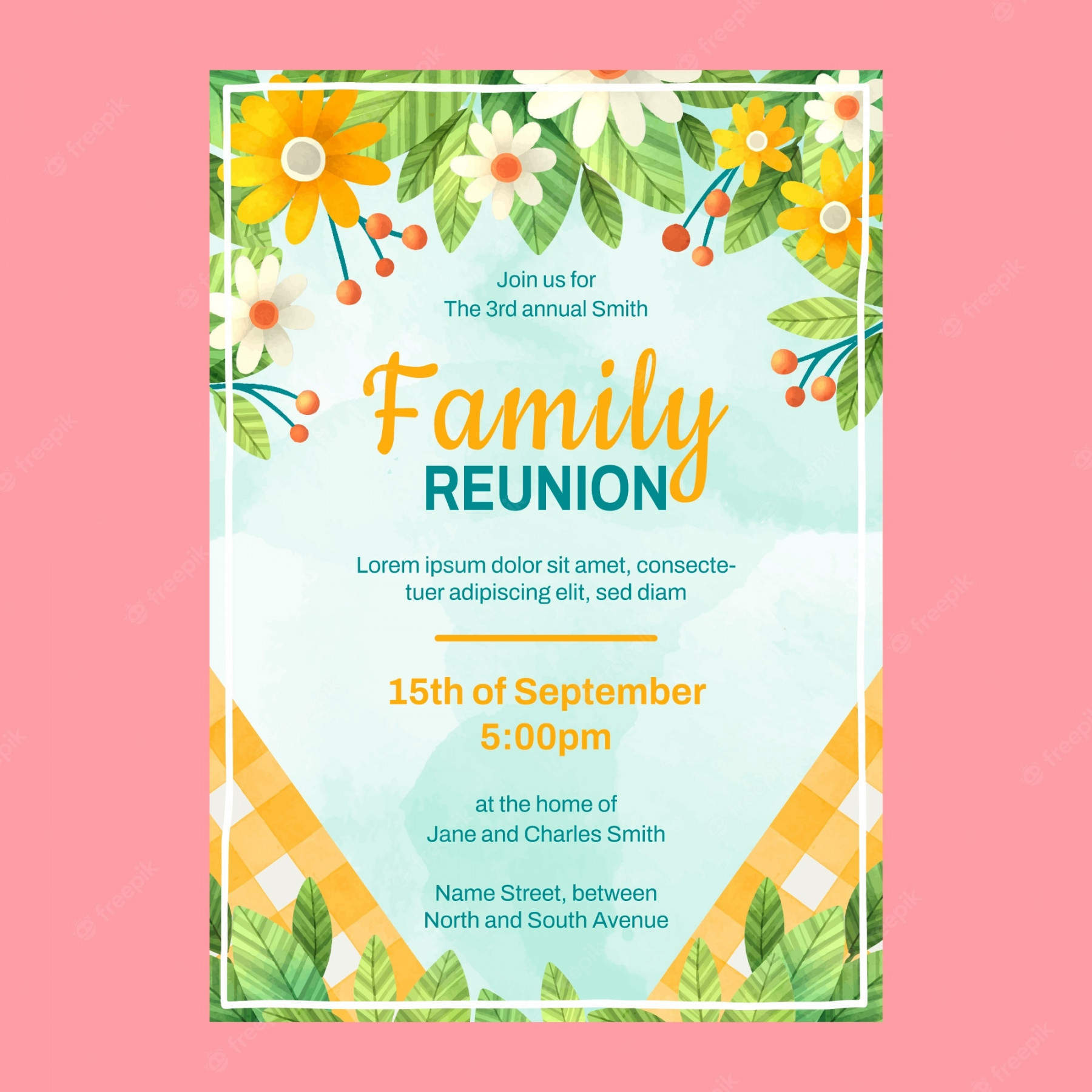 Family Reunion Invitation Images - Free Download on Freepik