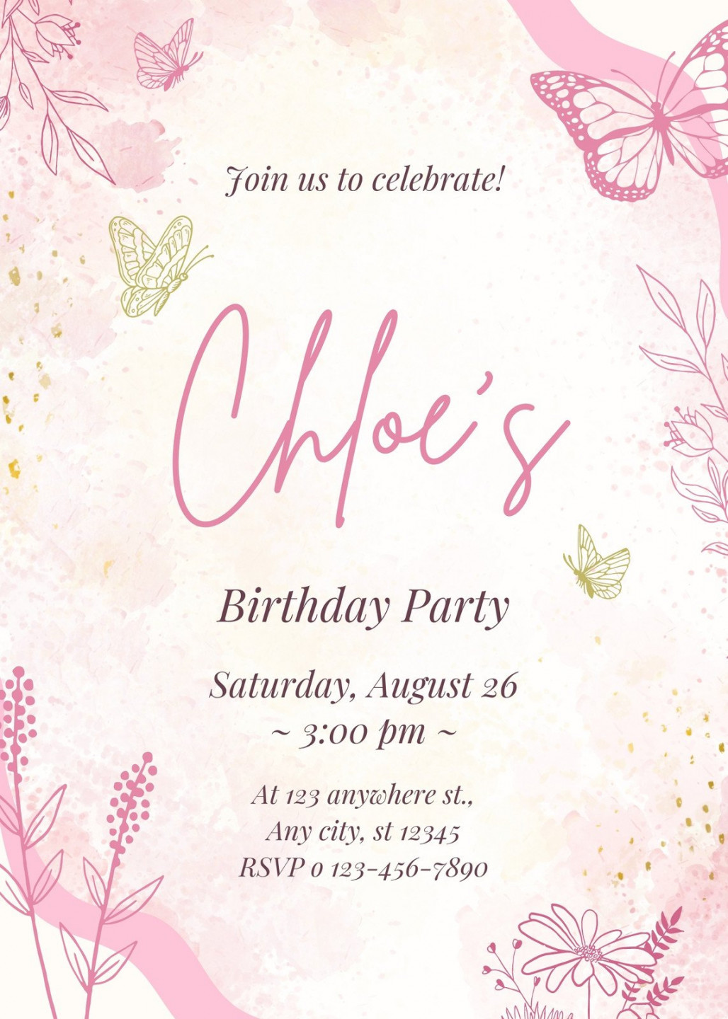 Free and printable custom invitation templates  Canva