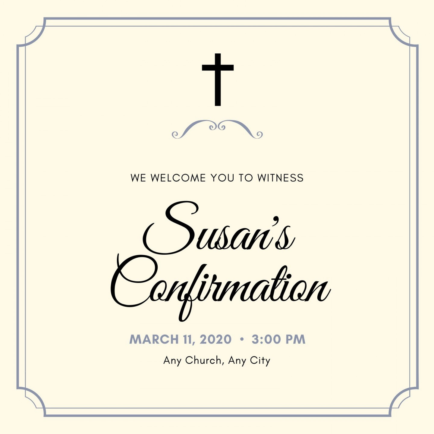 Free confirmation invitation templates to customize  Canva