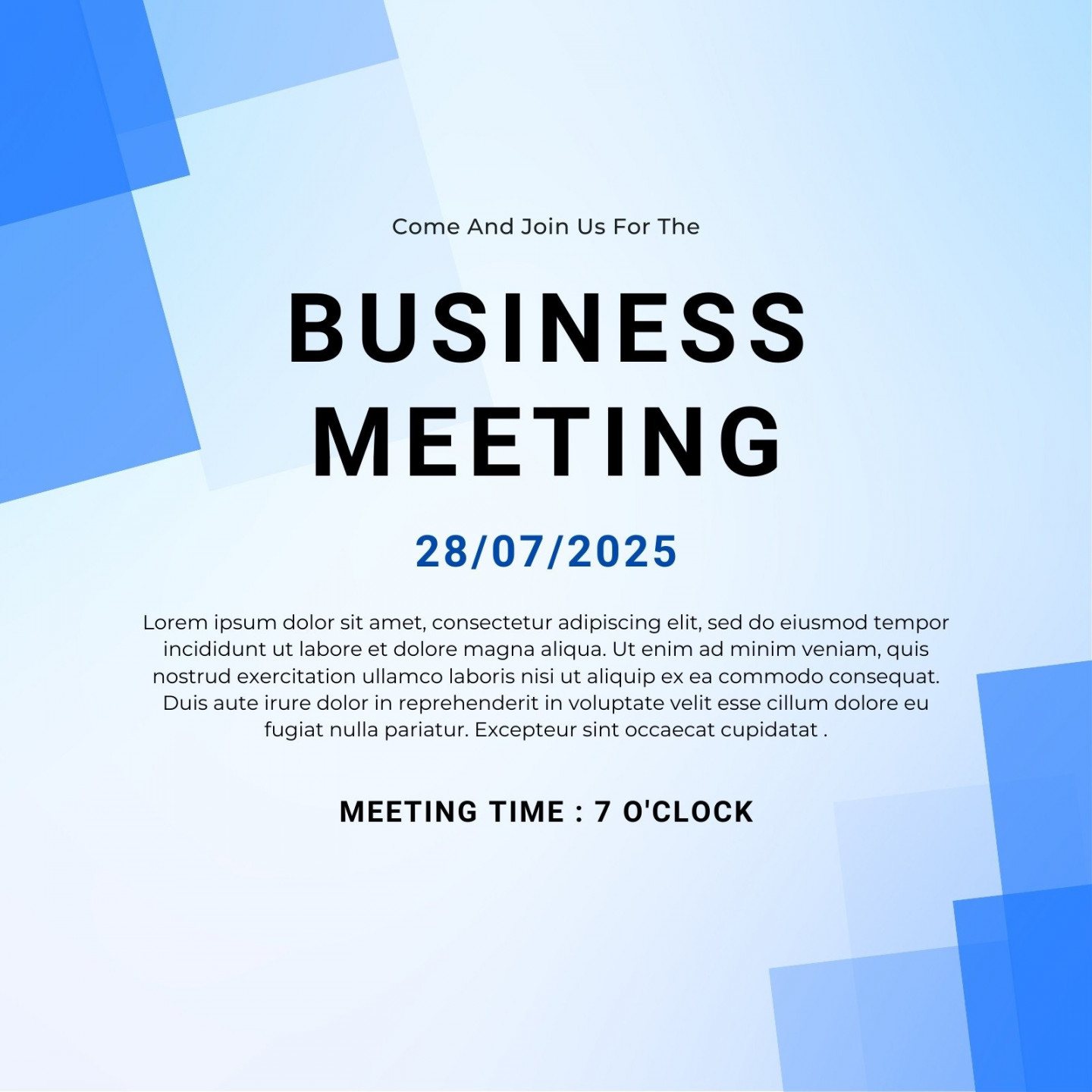 Free to edit business meeting invitation templates  Canva