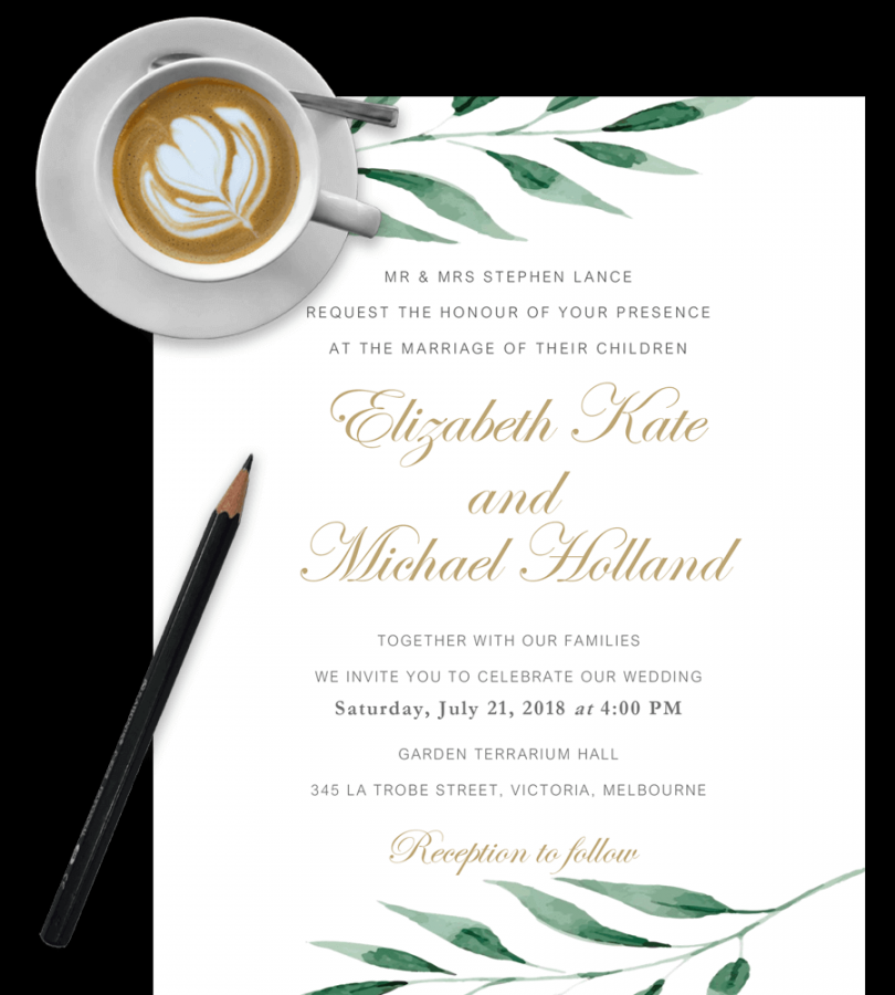 % Free Wedding Invitation Templates in Word [Download & Customize]