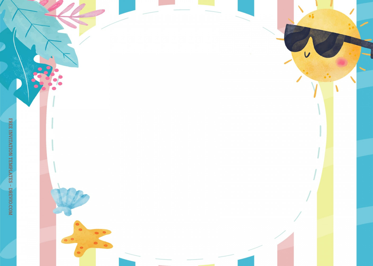 + Summer Radiant Party Birthday Invitation Templates  Download