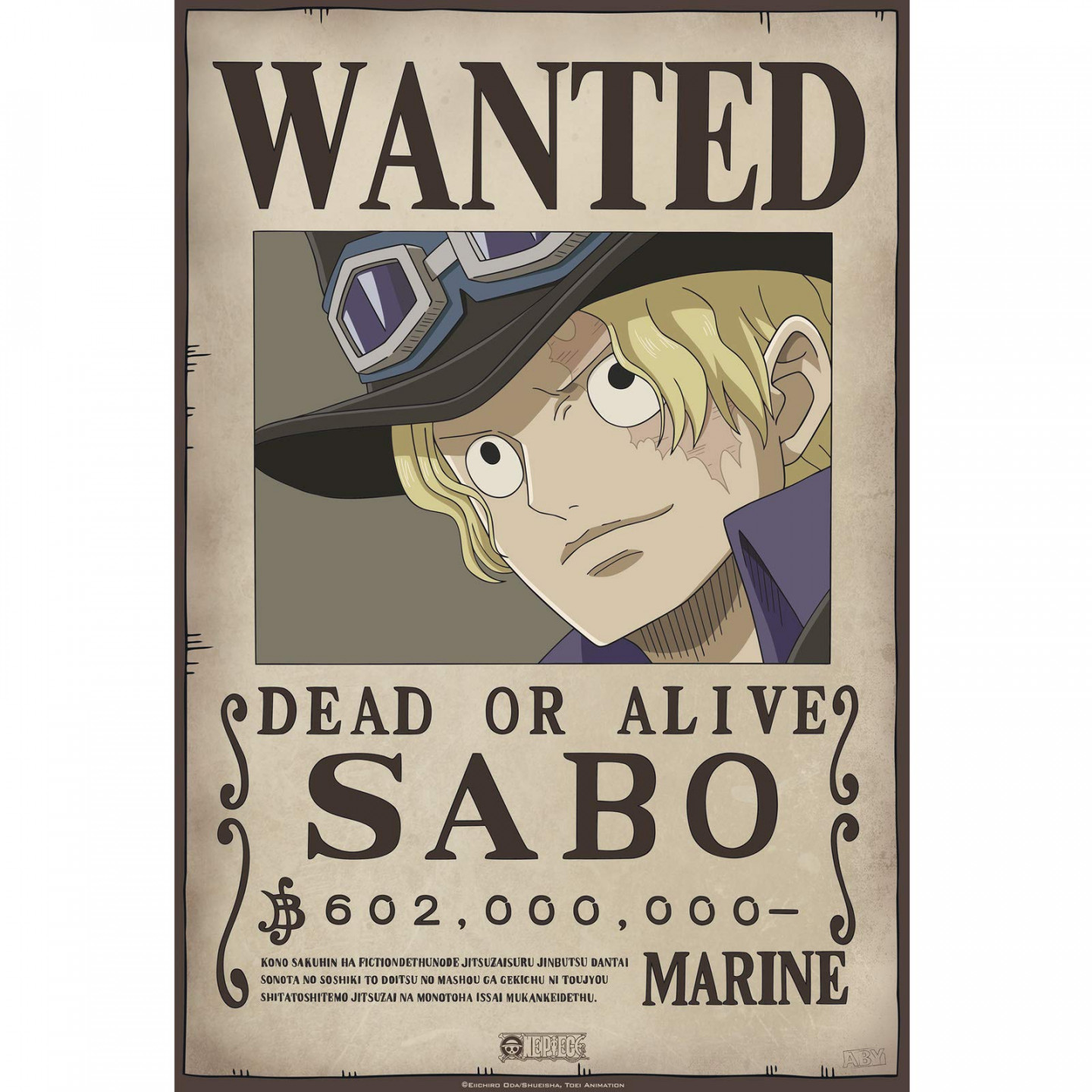 ABYstyle - One Piece - Poster - Wanted Sabo (x)