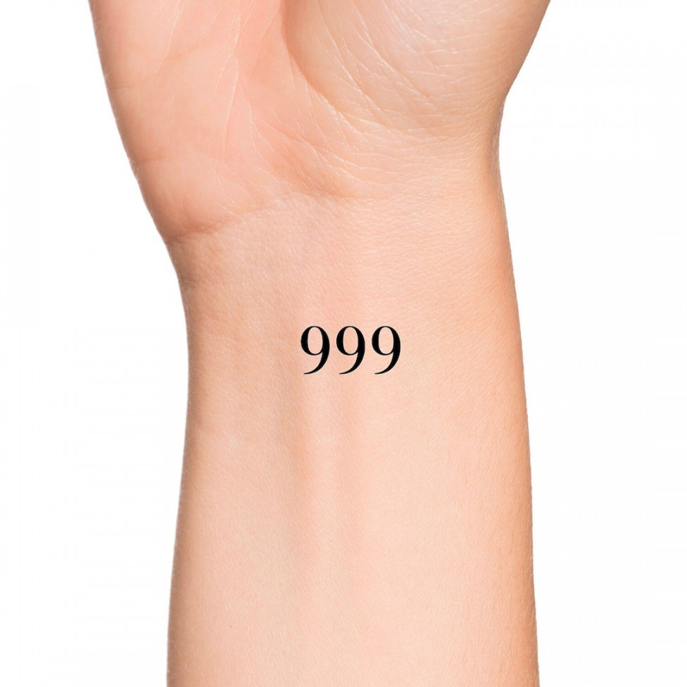 Angel Numbers  Temporary Tattoo / Numerology Temp Tattoo / - Etsy Finland