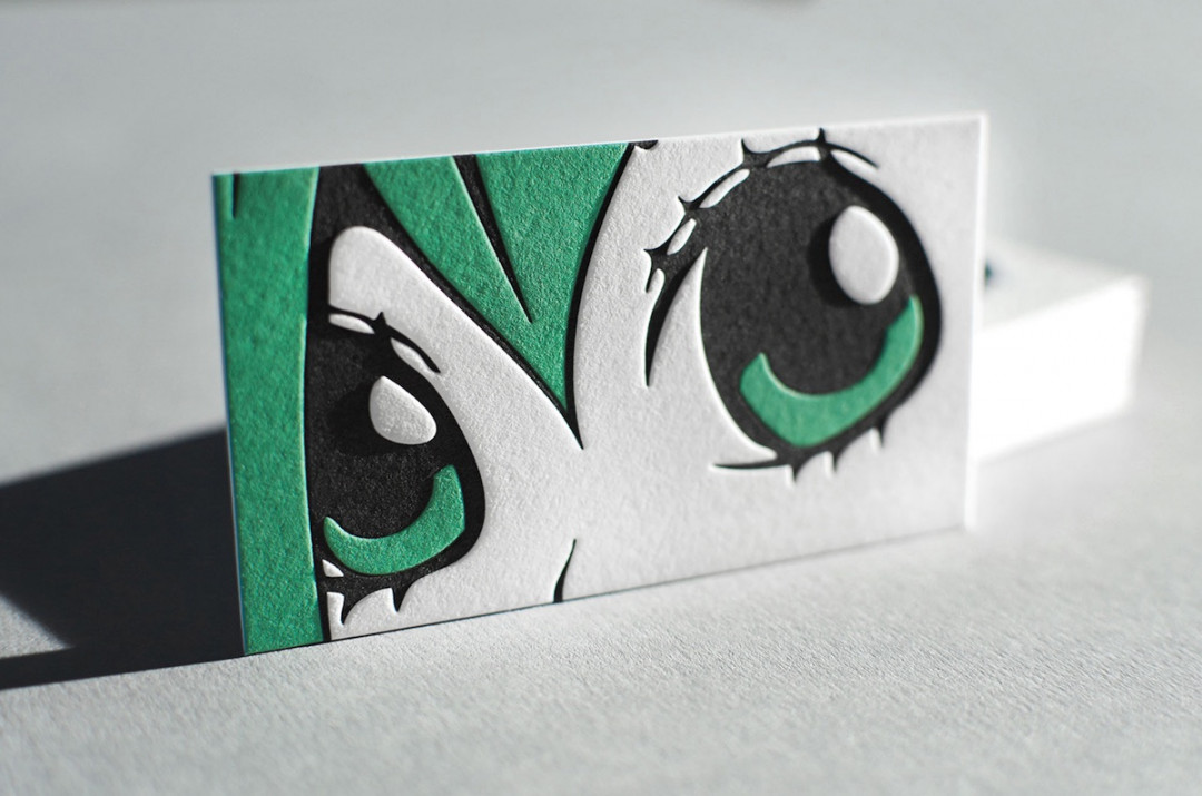 Anime/Manga-style Business Card - PaperSpecs