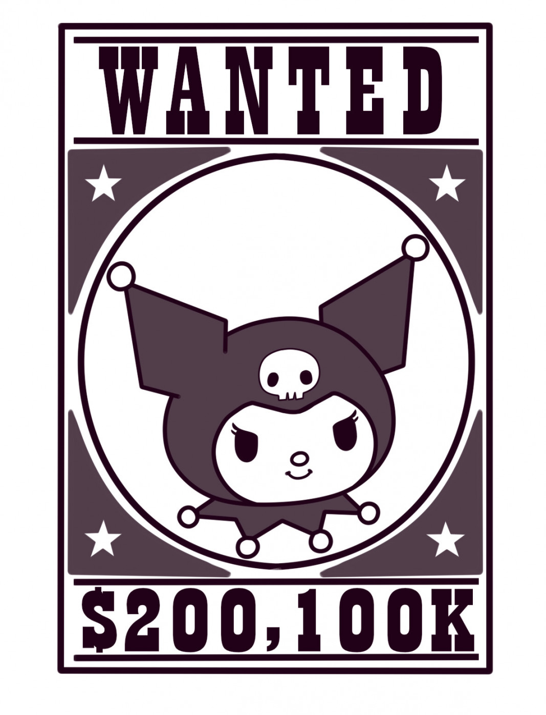 ArtStation - Kuromi/My Melody WANTED posters