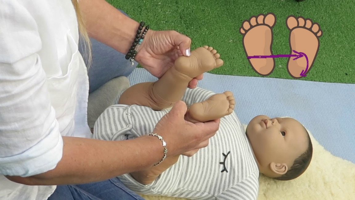 Baby Reflexology for CONSTIPATION! Pressure Points to help them Release!