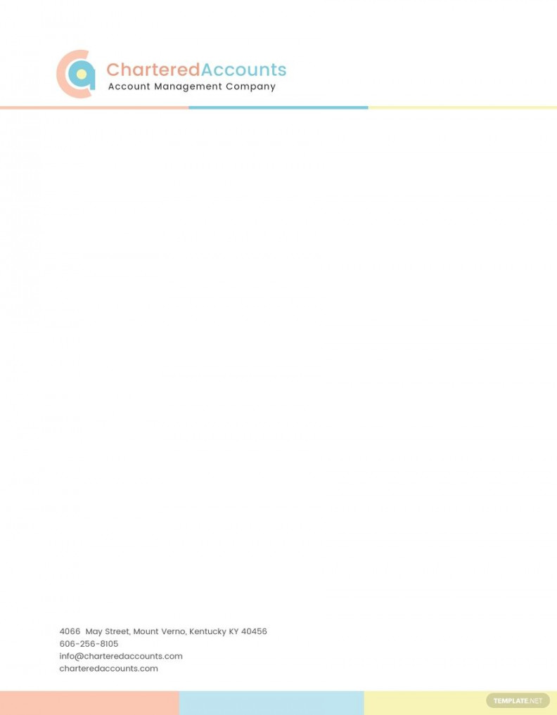 CA Letterhead Template - Download in Word, Illustrator, PSD, Apple