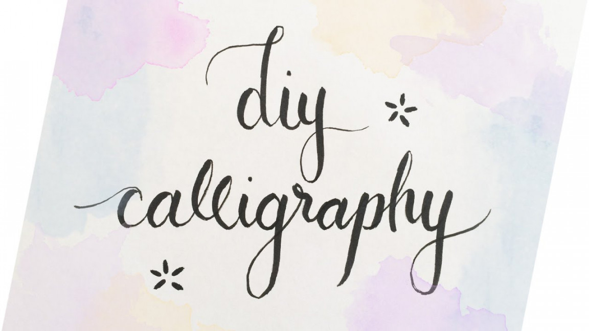 DIY Calligraphy ( Easy Ways) // Haley Ivers