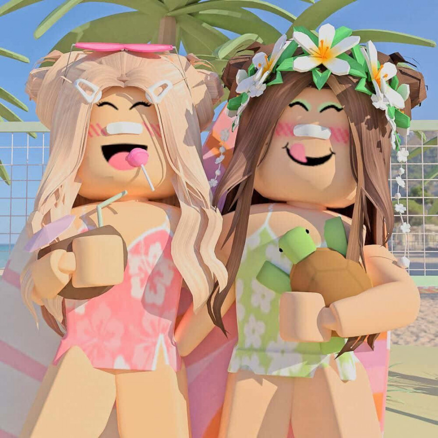 Download Beach Roblox Girls Preppy Profile Picture  Wallpapers