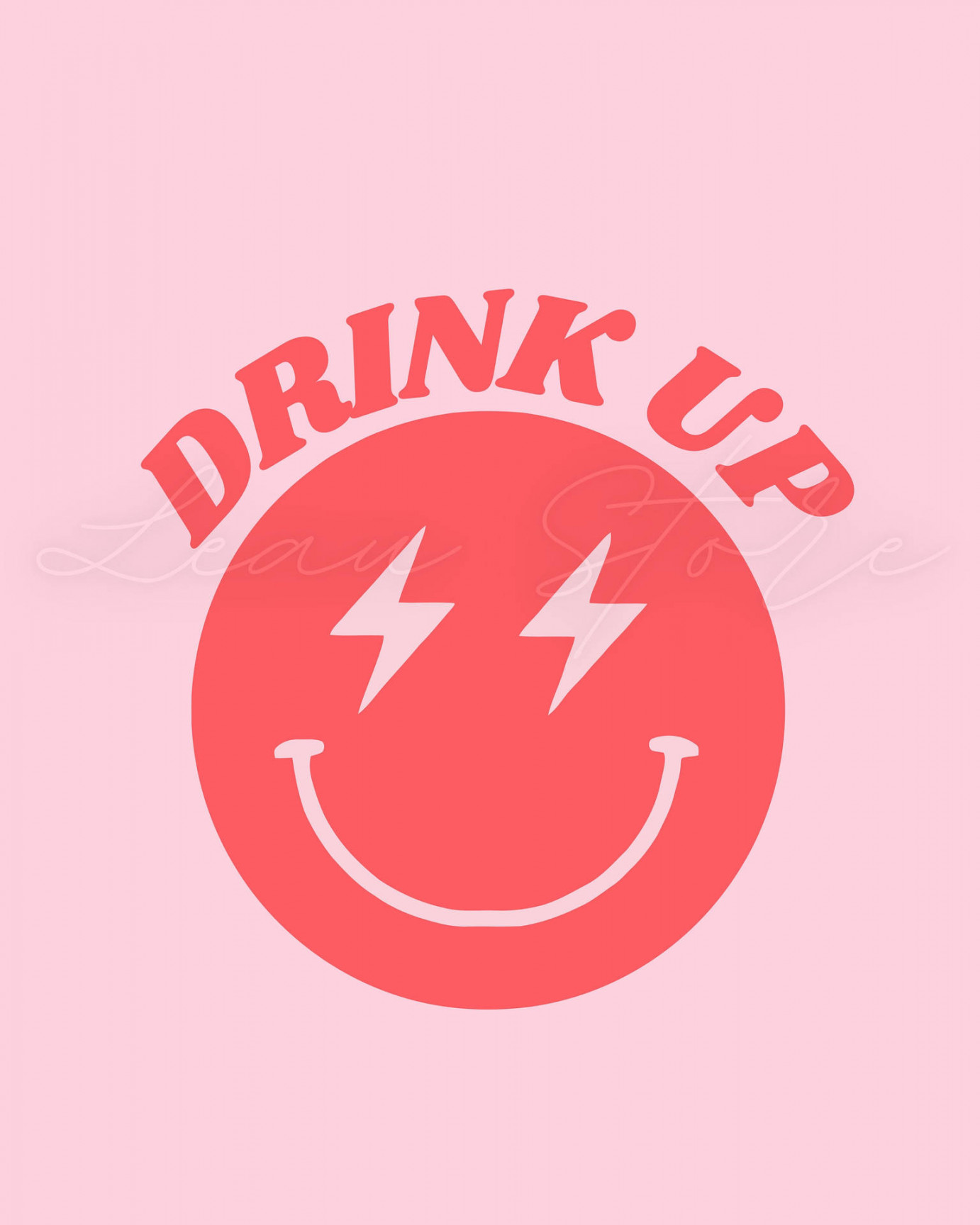 Download Preppy Smiley Face Drink Up Wallpaper  Wallpapers