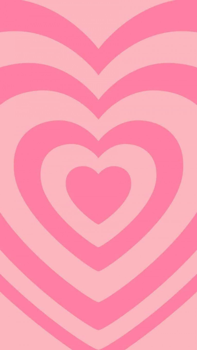 Download Swirly Hearts Preppy PFP For TikTok Wallpaper