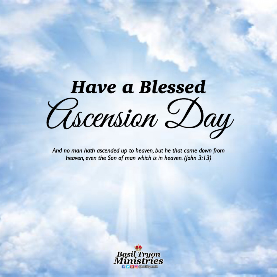 Dr Basil Tryon on X: "Have a Blessed Ascension Day! And no man