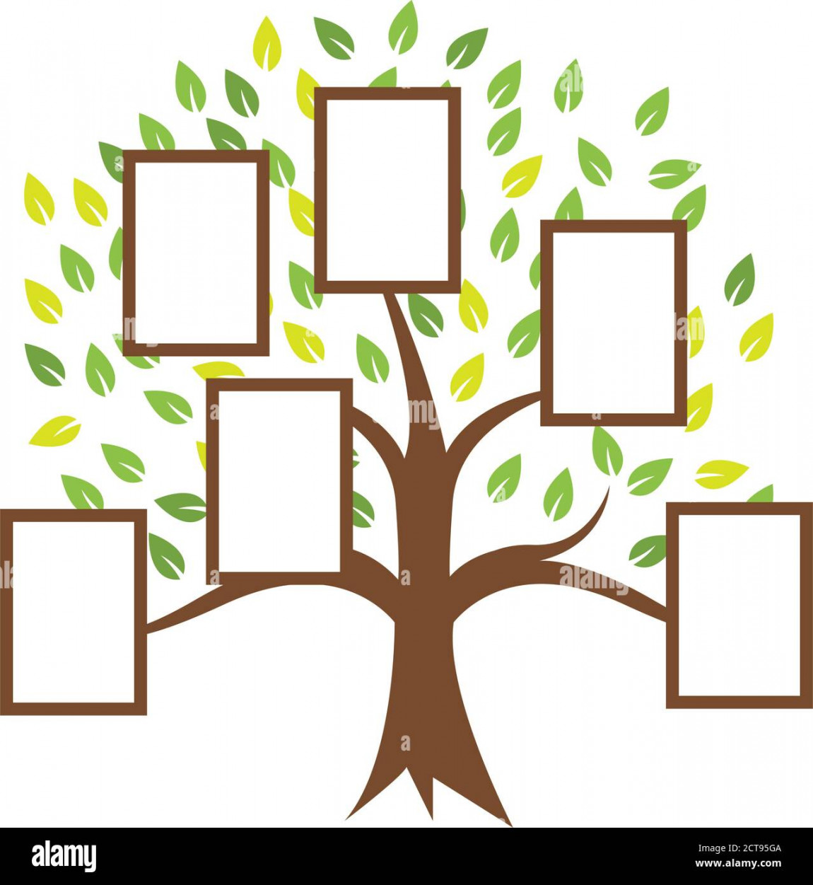 Family tree Stock Vector Images - Alamy