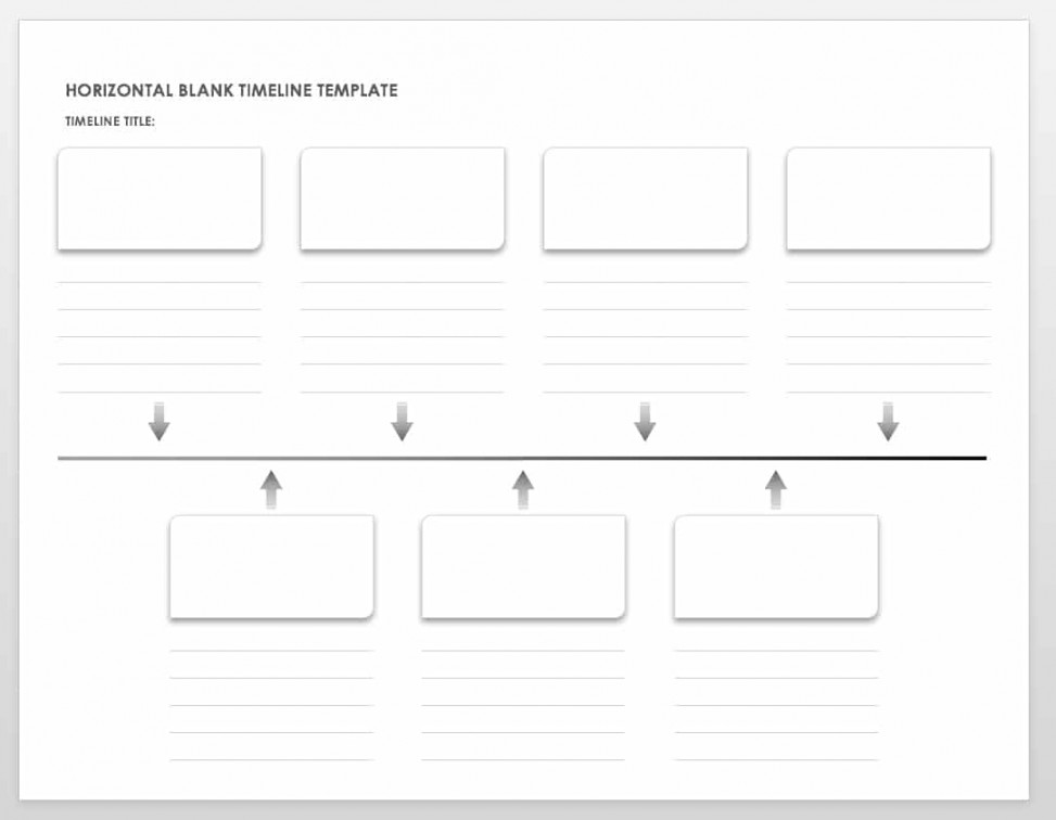 Free Blank Timeline Templates  Smartsheet