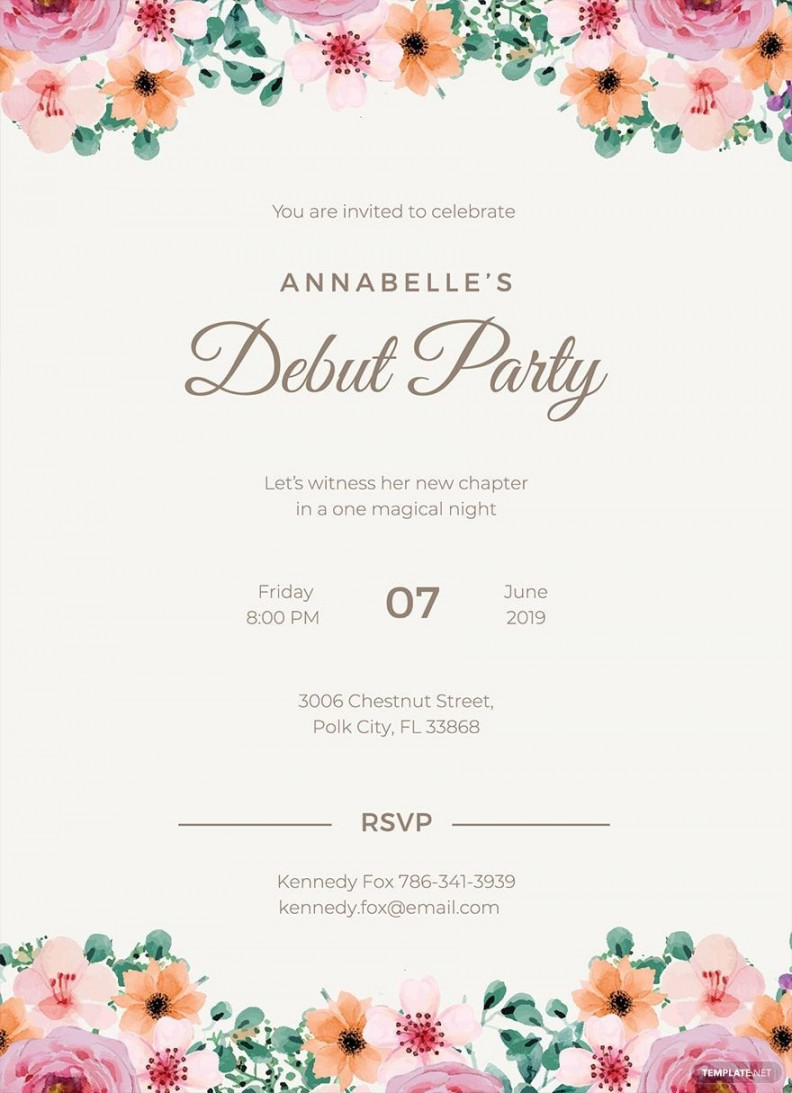 FREE Formal Invitation Template - Download in Word, Google Docs