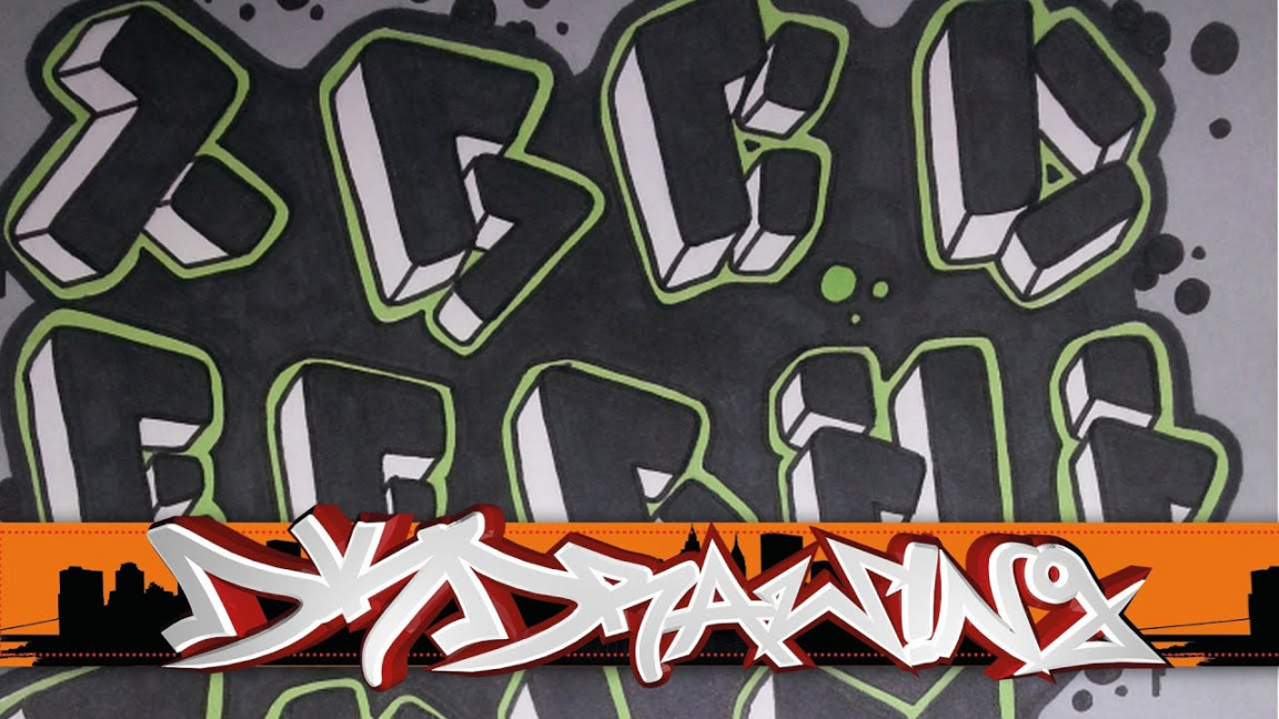 Graffiti Alphabet - New Graffiti Style - Graffiti Letters ABC