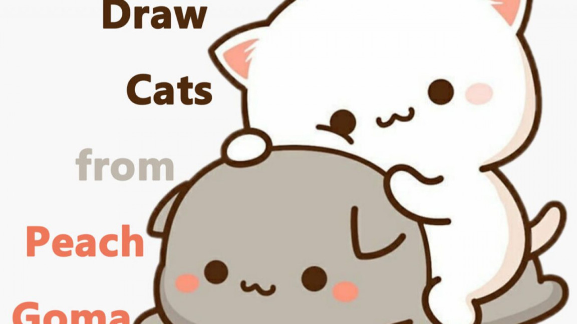 How to Draw  Cats from Peach Goma (Super Cute / Kawaii) Easy Step