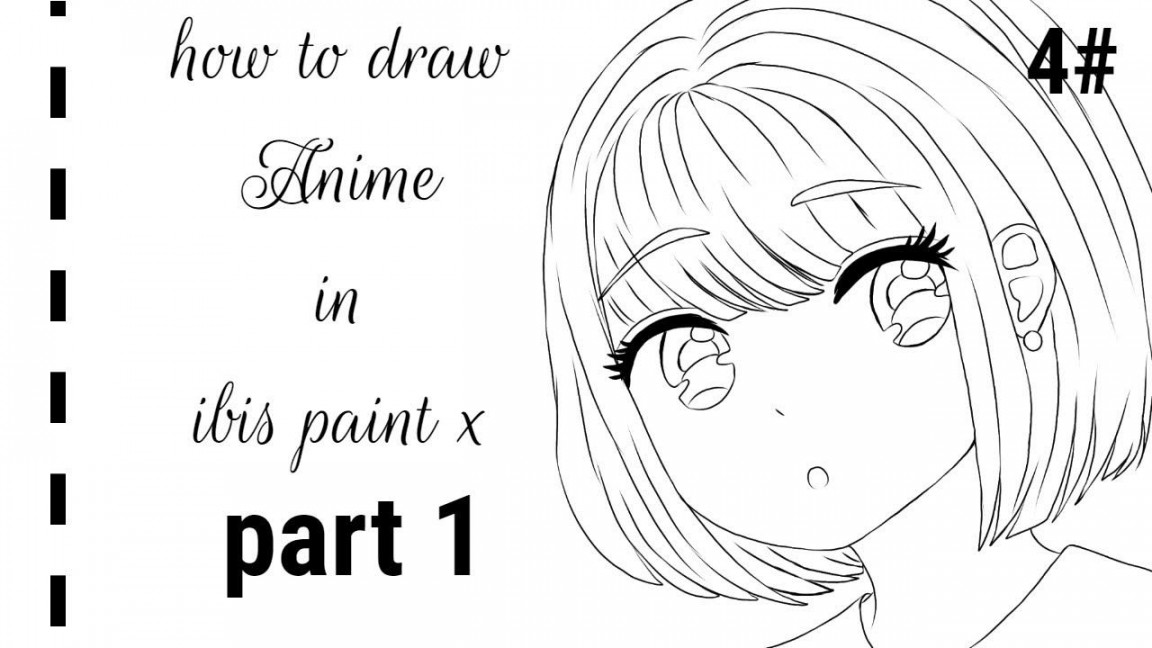 How to draw cute Anime character in ibis paint x beginner tutorial