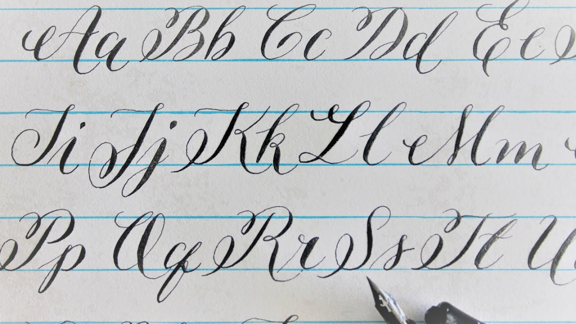 how to write in calligraphy  new letters for beginners =)