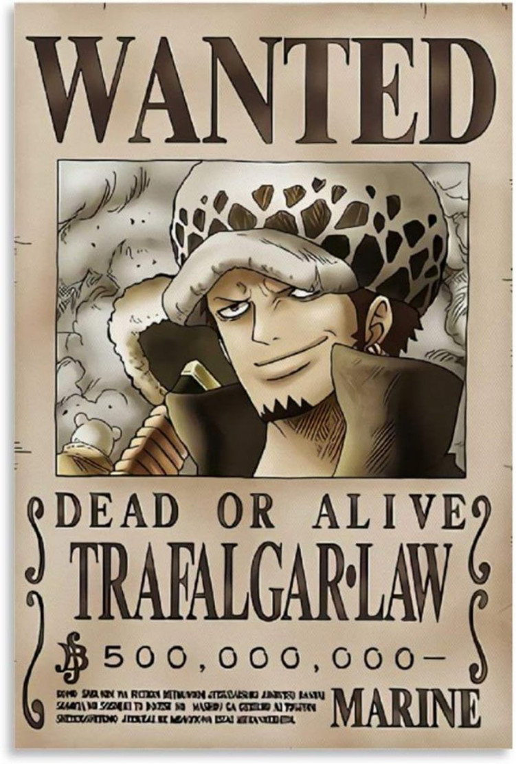 IKJHG Einteiliges gesuchtes Poster Trafalgar Law Germany  Ubuy