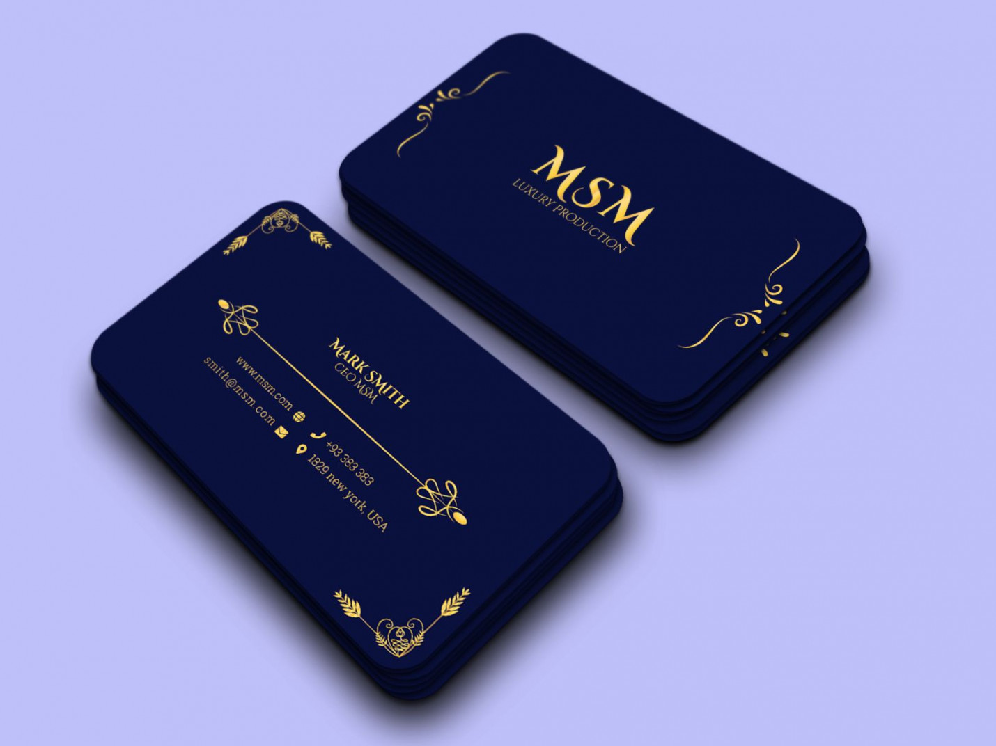 Luxury premium business card design  Business card design