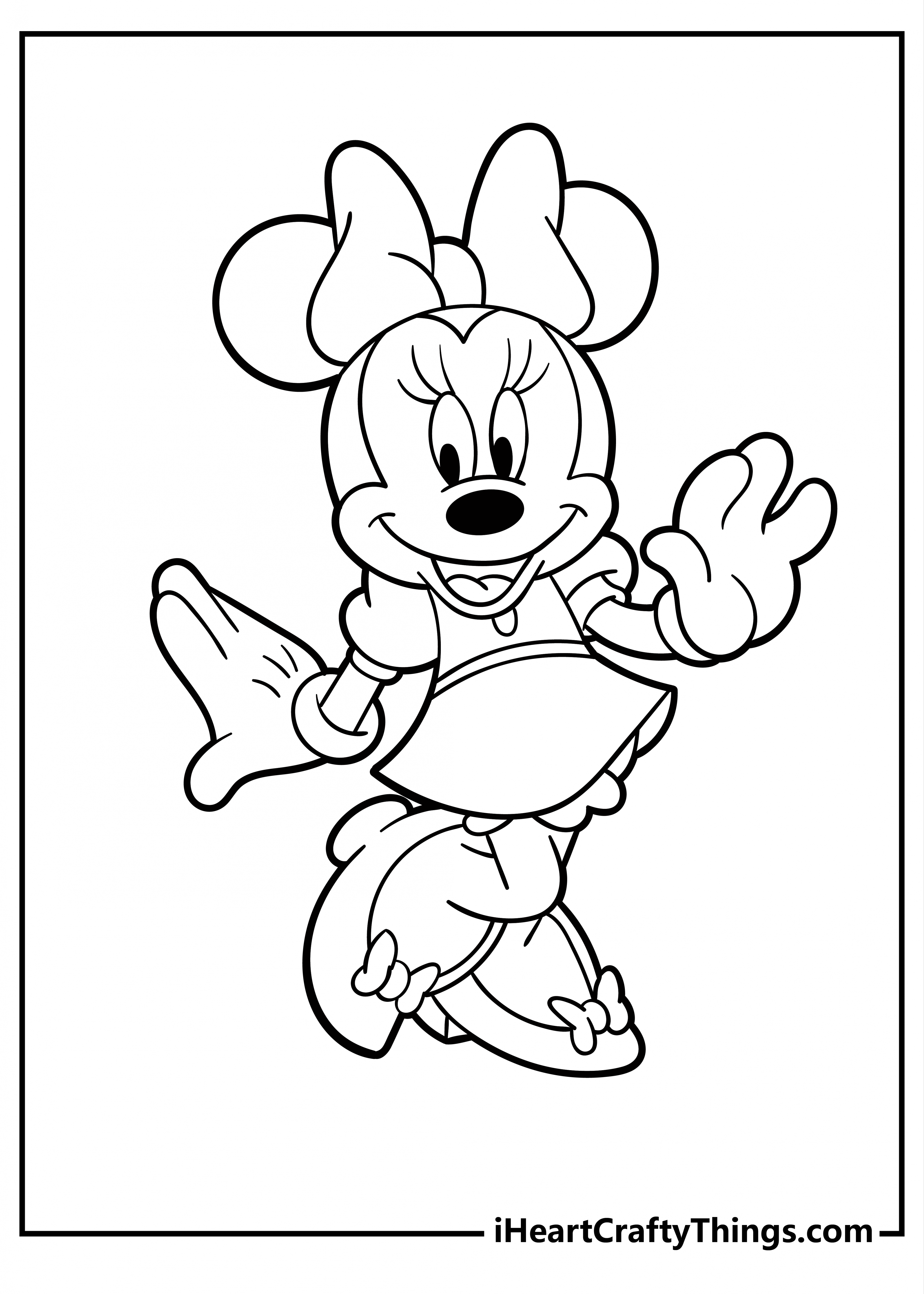 Minnie Mouse Coloring Pages (% Free Printables)