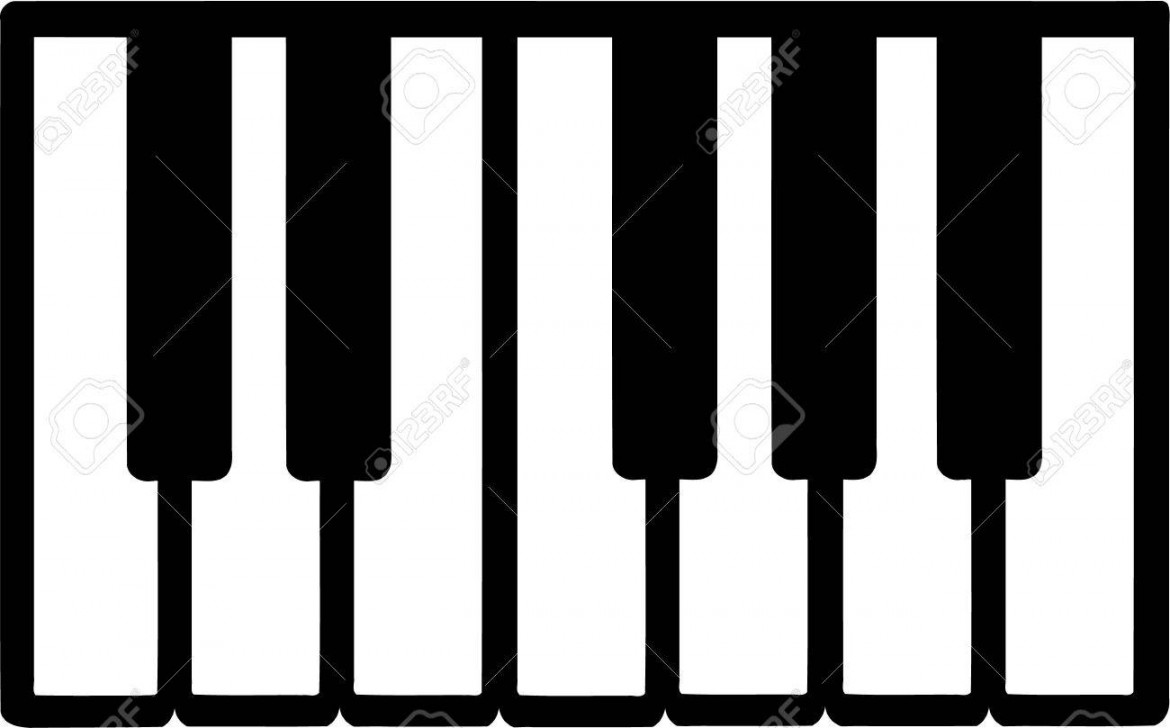 Piano Keys Icon Royalty Free SVG, Cliparts, Vectors, and Stock