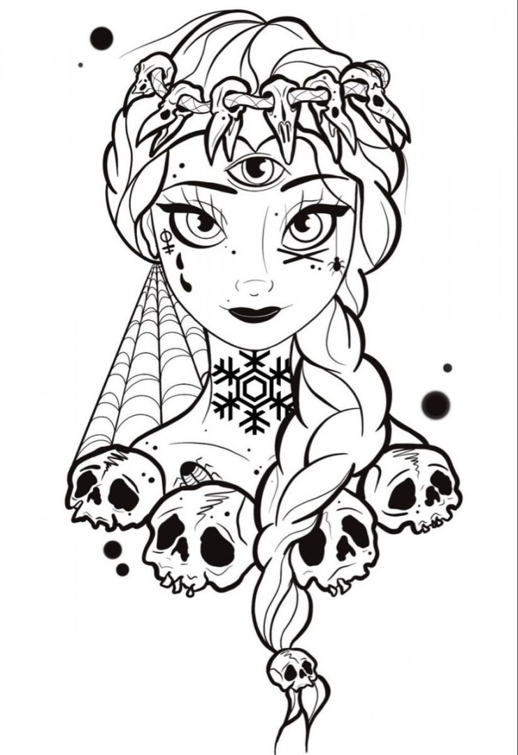 Pin by Agatka on Tattoo  Disney coloring pages, Disney princess