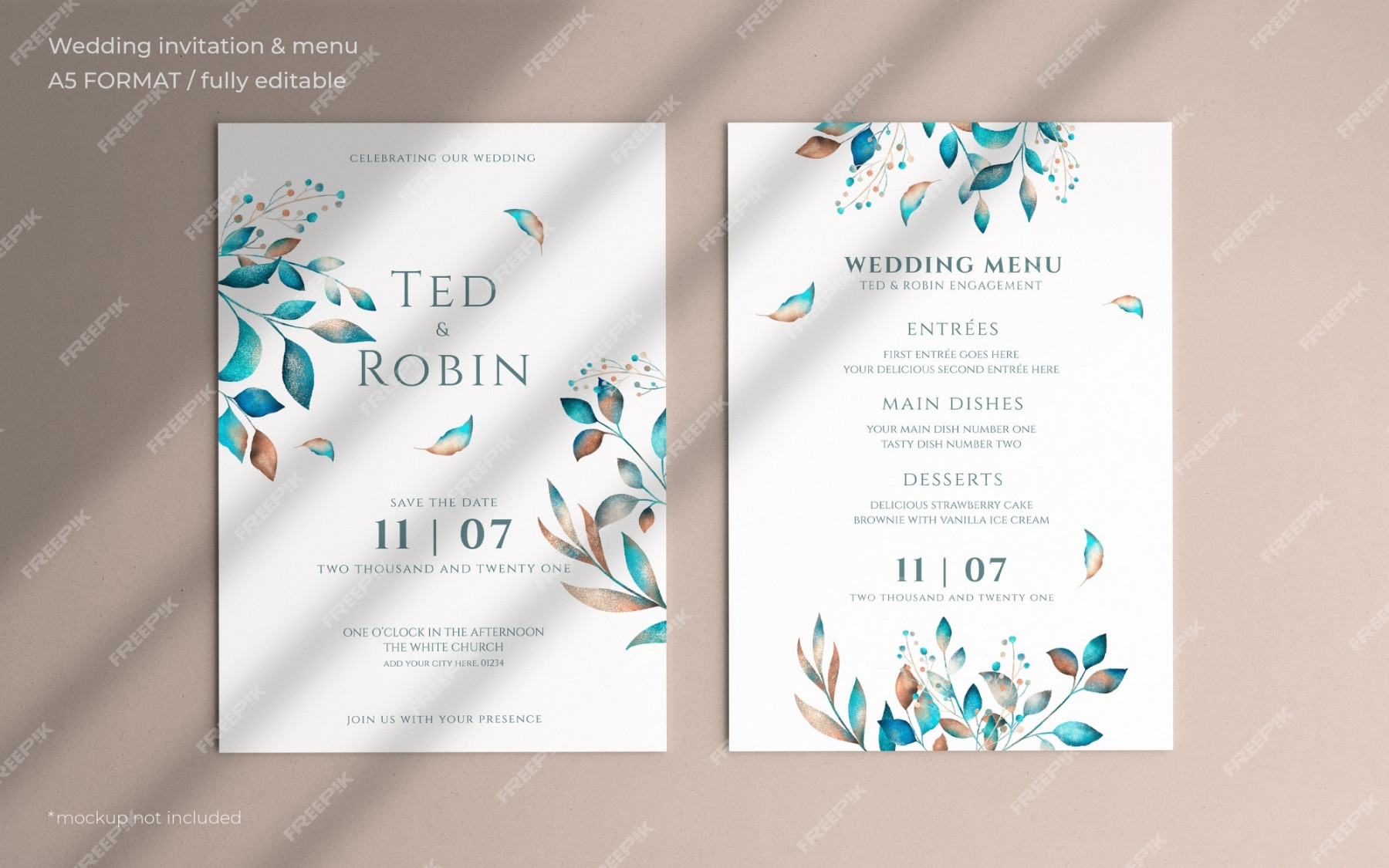 PSD - Wedding Invitation,