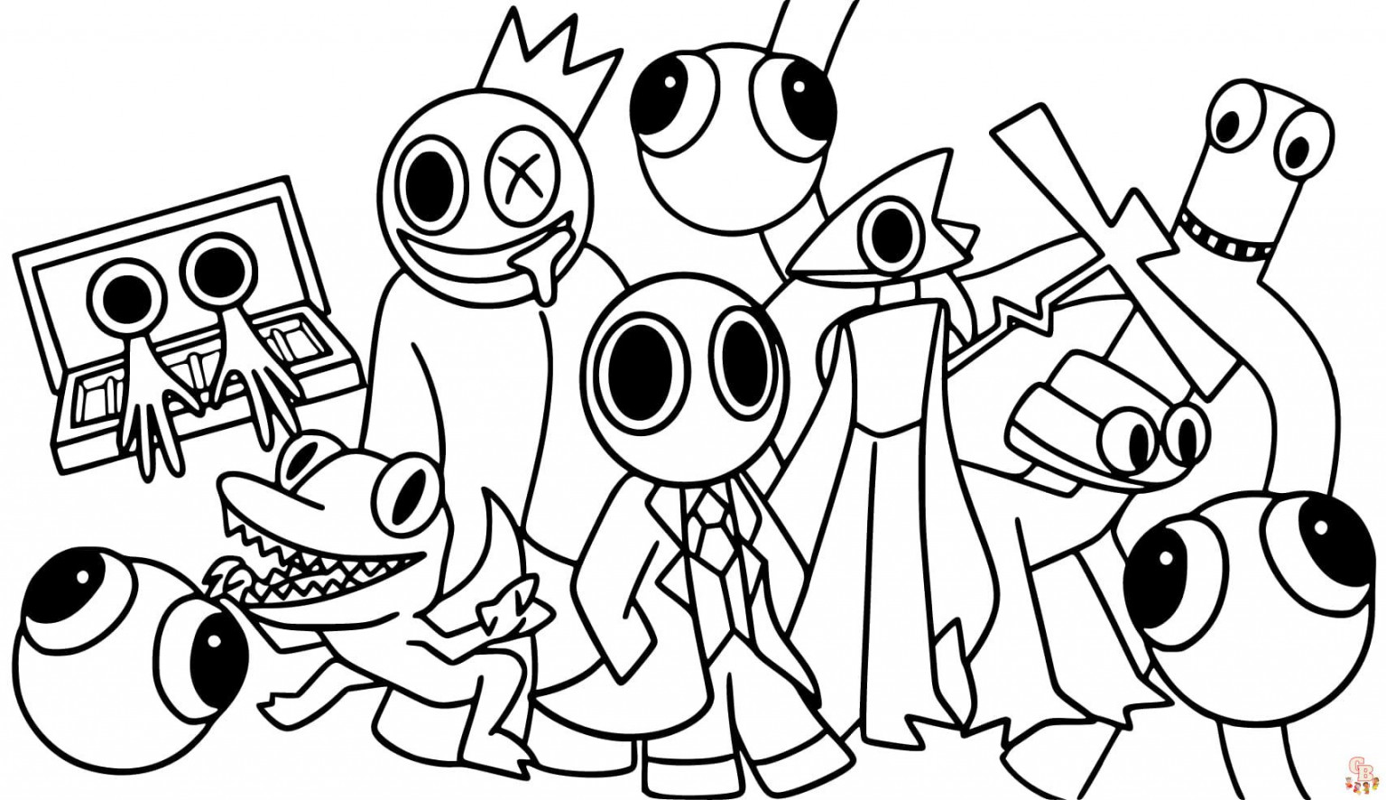 Rainbow Friends Coloring Pages - Free and Easy Printables