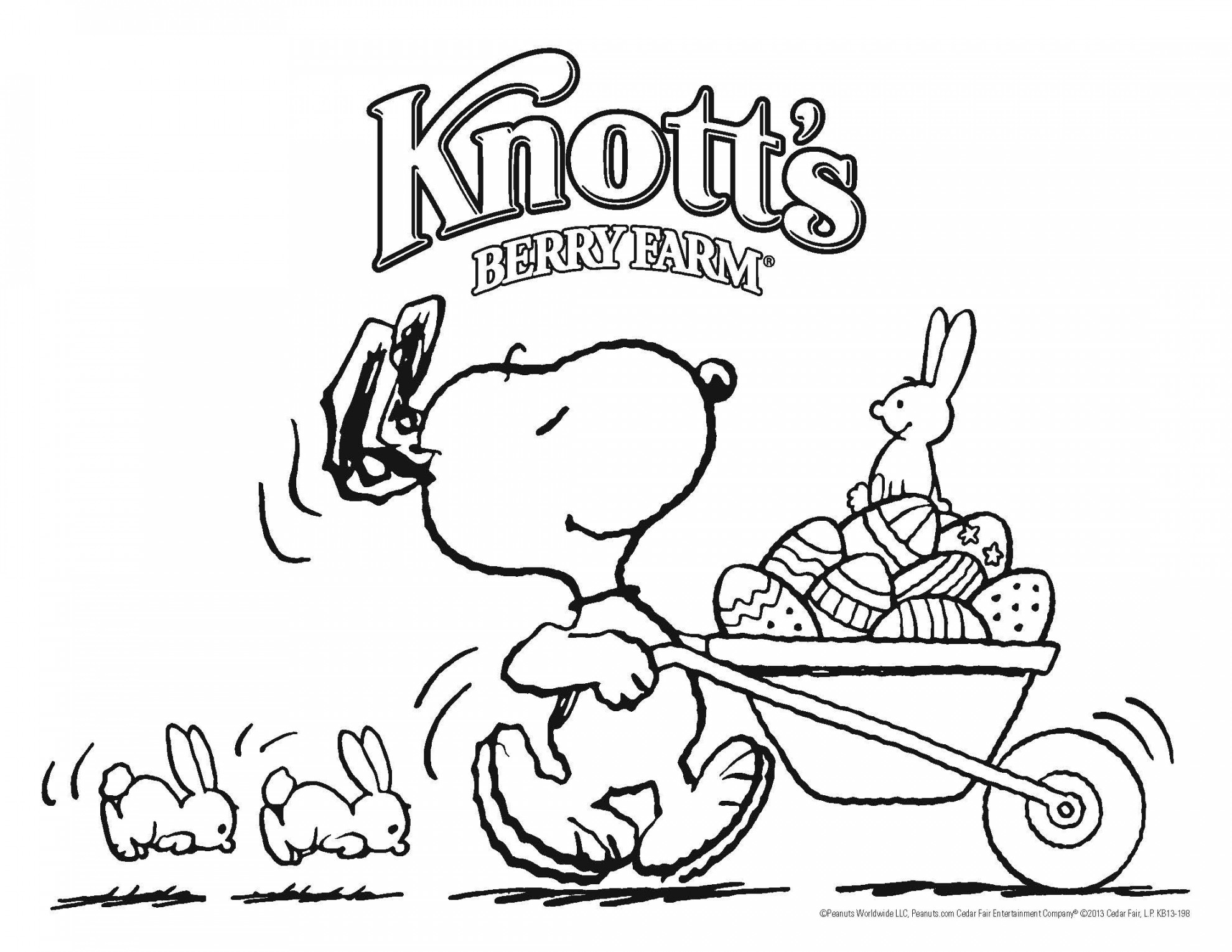 Snoopy Easter Coloring Pages Pic # - HelloColoring