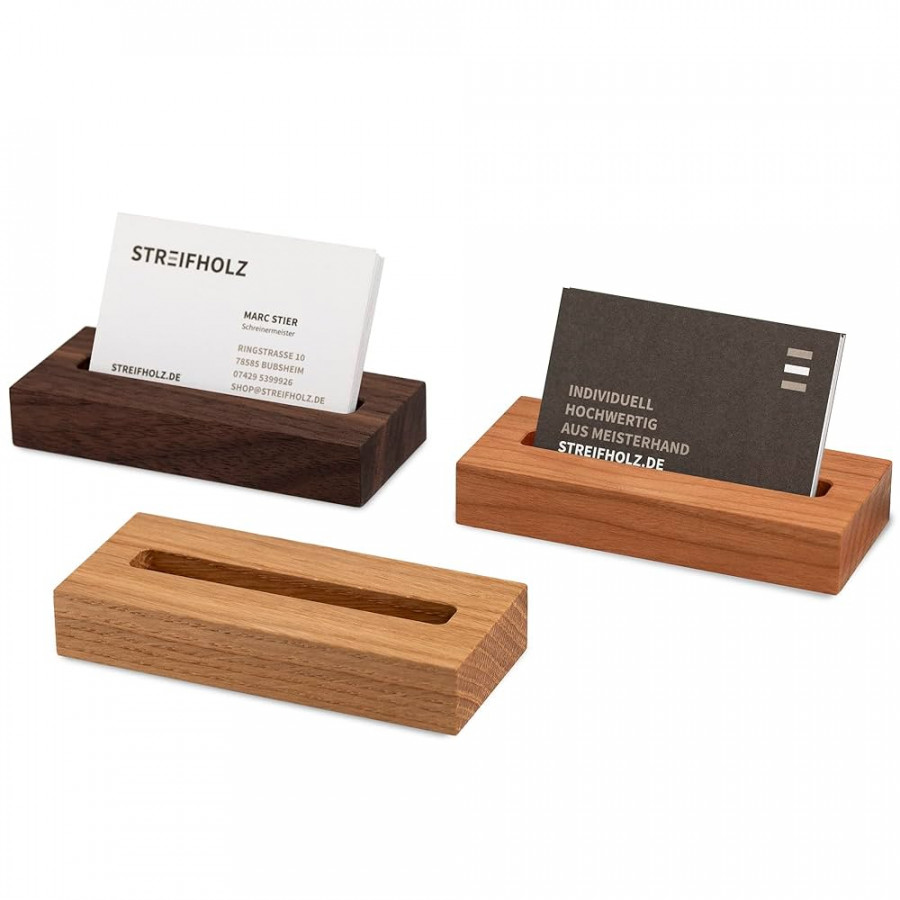 Wooden business card holder, business card holder, business card holder,  business card holder, multi-layer, business card holder, business card