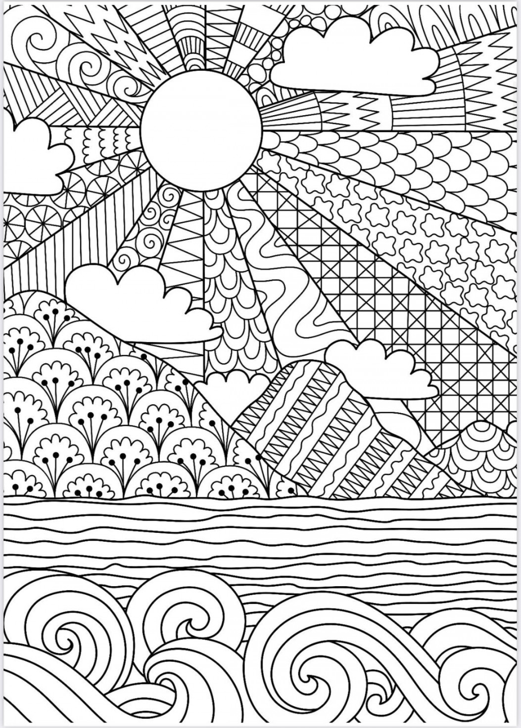 Adult Coloring Book - Nature - Miracles