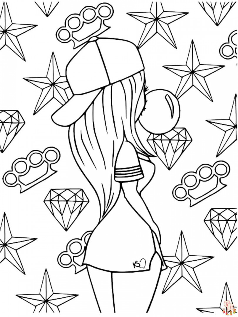 Aesthetic Coloring Pages - Get Free Printable Sheets at GBcoloring