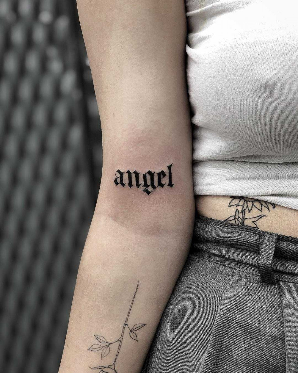 Angel tattoo by Loz McLean - Tattoogrid