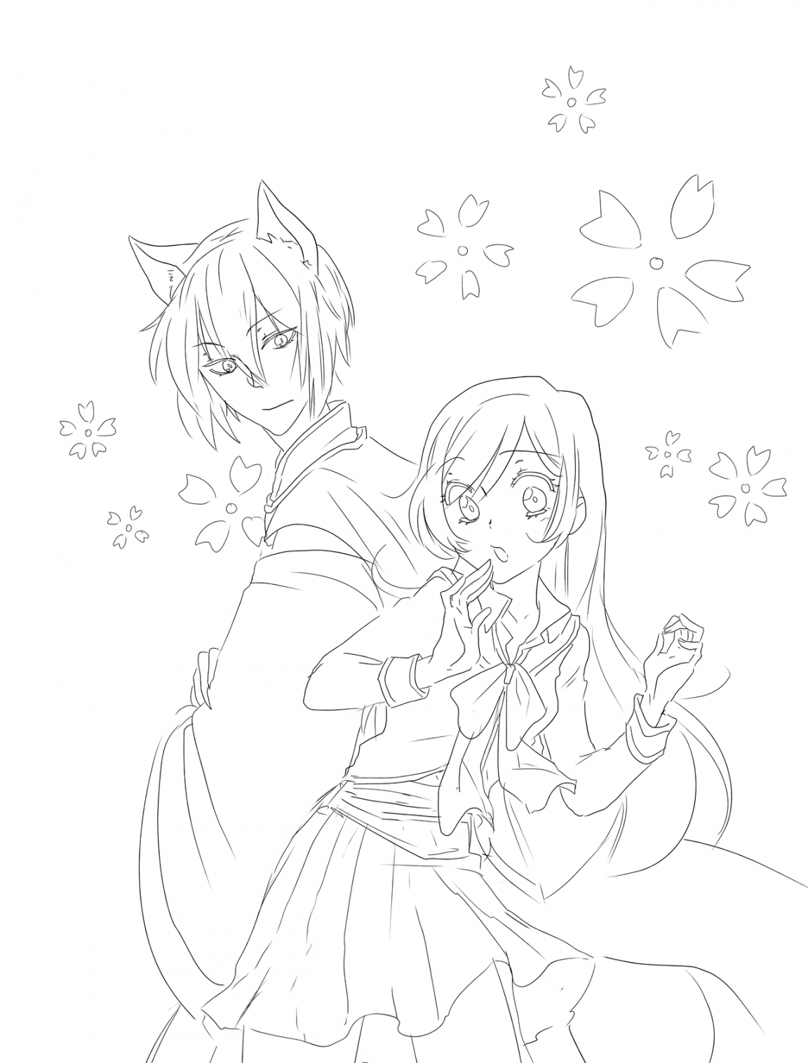 Artist Aly-Way — Old Kamisama Kiss fan art - [Unfinished]