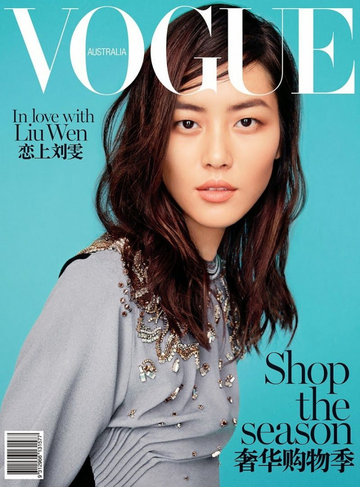 ASIAN MODELS BLOG: MAGAZINE COVER: Liu Wen for Vogue Australia