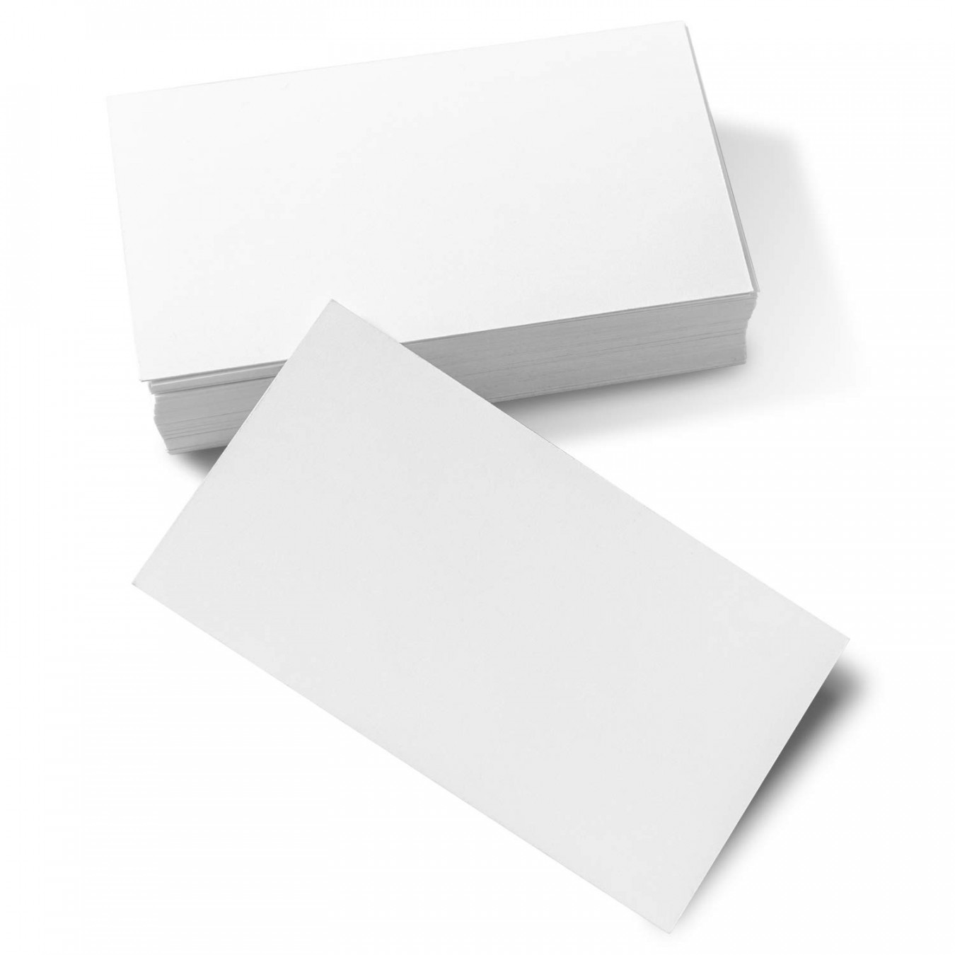 Blank Business Cards  Super Smooth White Writable Cards  Also Great as  Gift Tags, Thank You Cards, or Notes   x