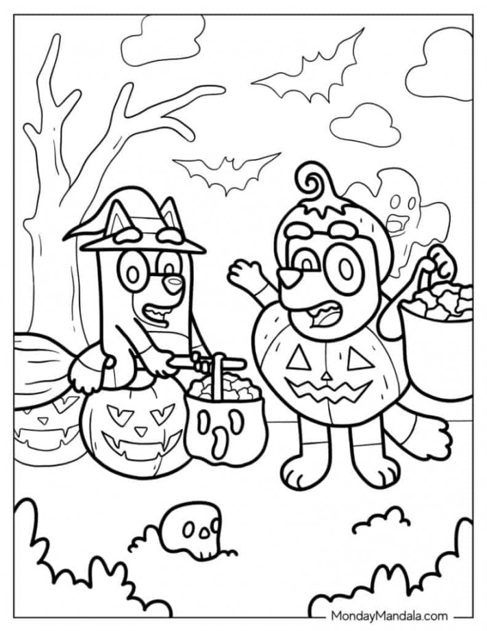 Bluey Coloring Pages (Free PDF Printables)