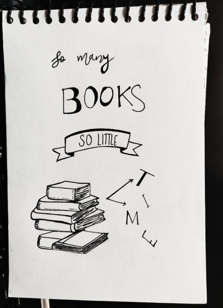 Book lover quote easy doodle art  Easy doodle art, Cute doodle