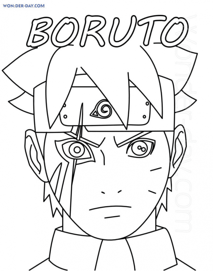 Boruto Coloring Pages Printable for Free Download