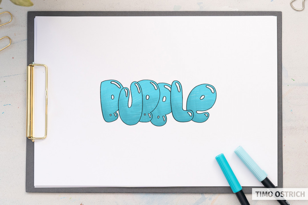 Bubble lettering: How to draw superbubbly letters with ease