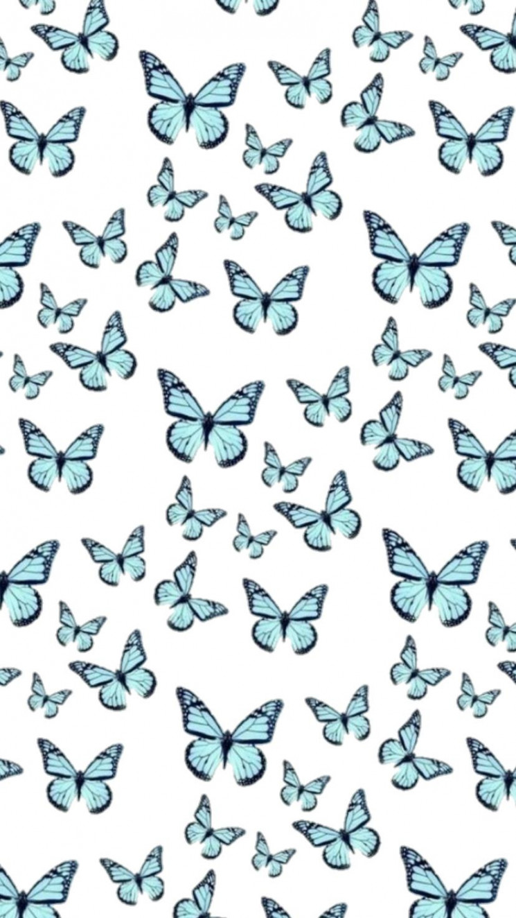 Butterflies wallpaper blue  Butterfly wallpaper, Butterfly print